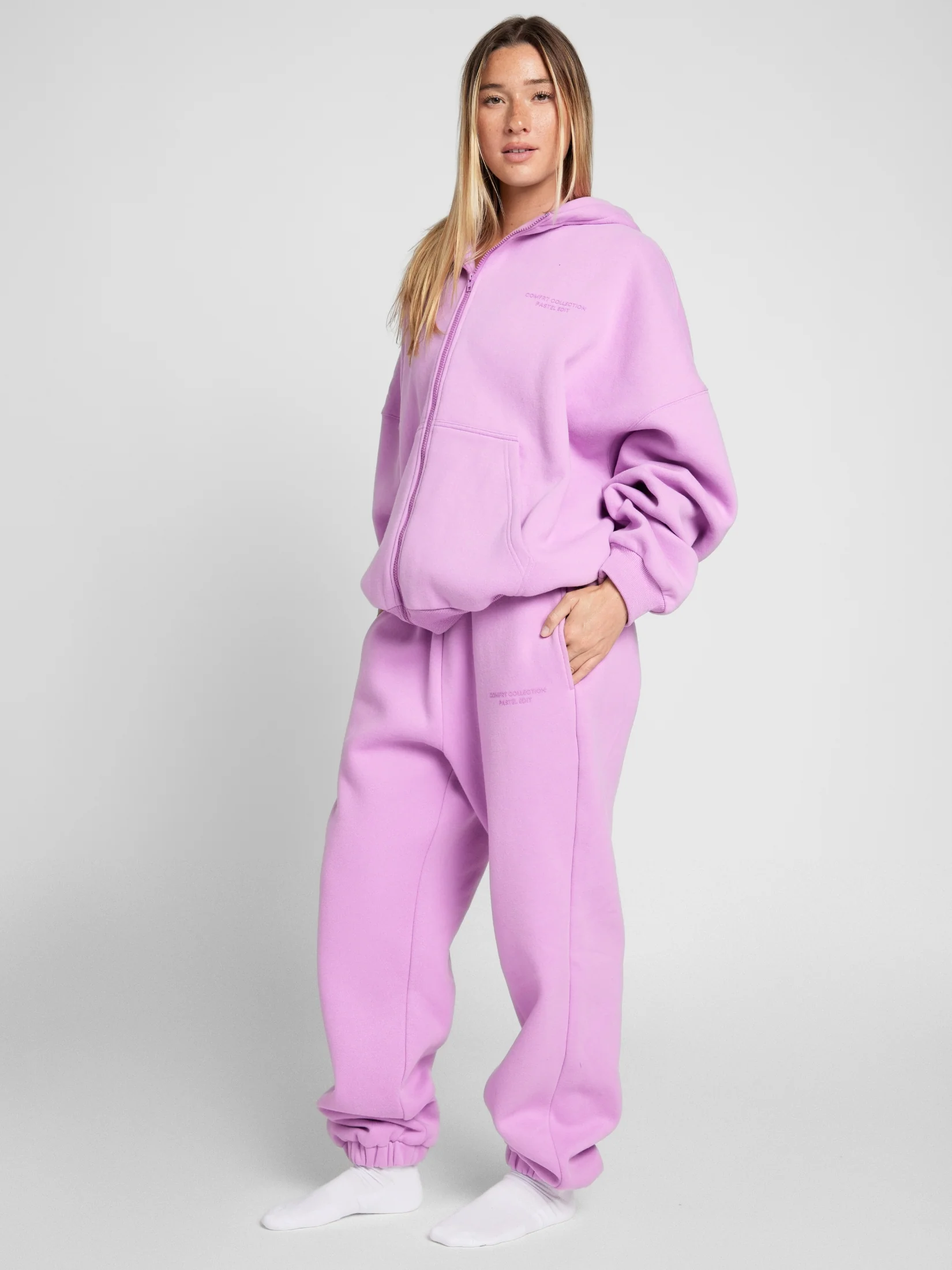 Pastel Zip Hoodie 46 Pastel Zip Hoodie