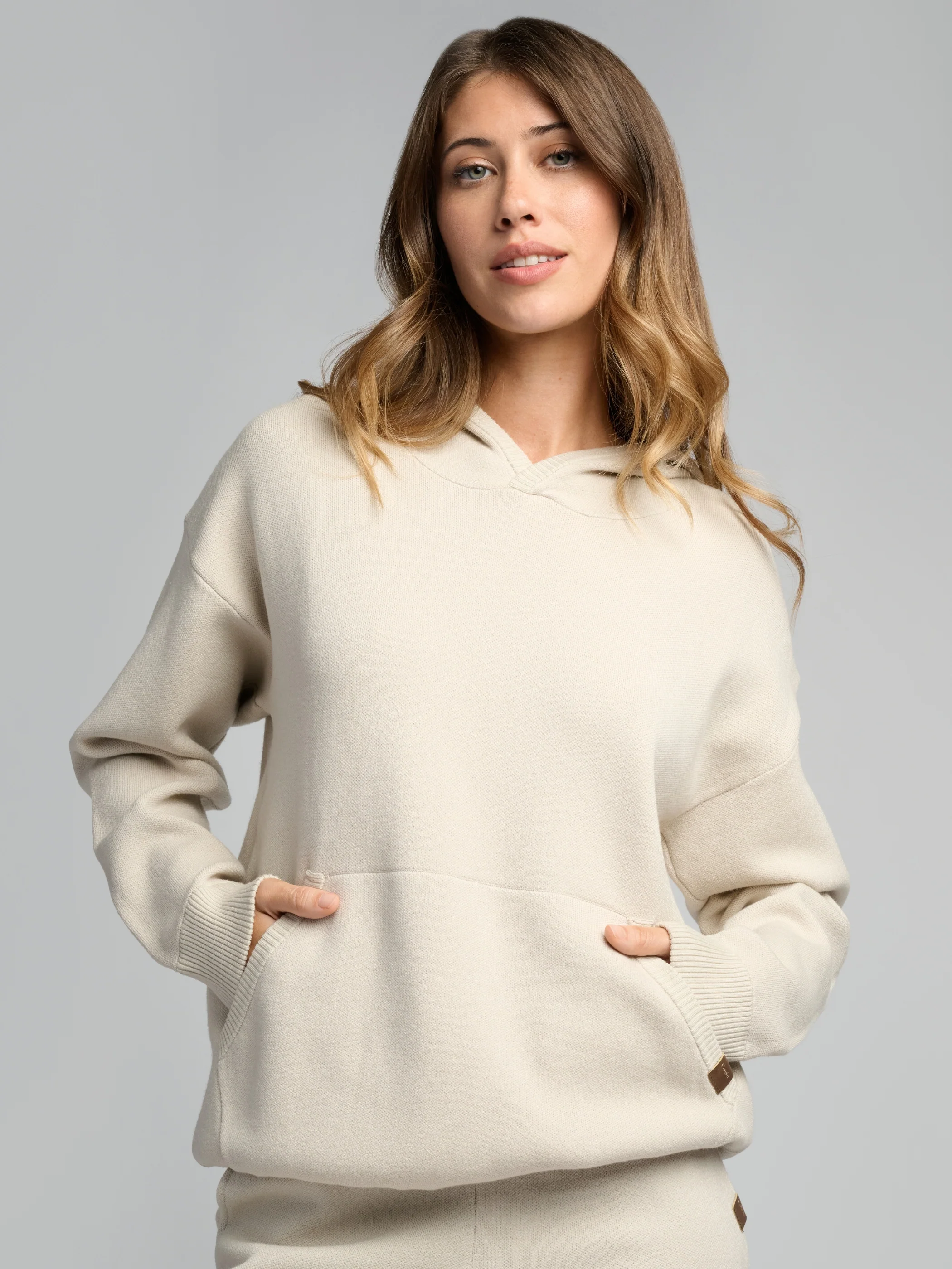 Sweater Knit Hoodie 13 Sweater Knit Hoodie