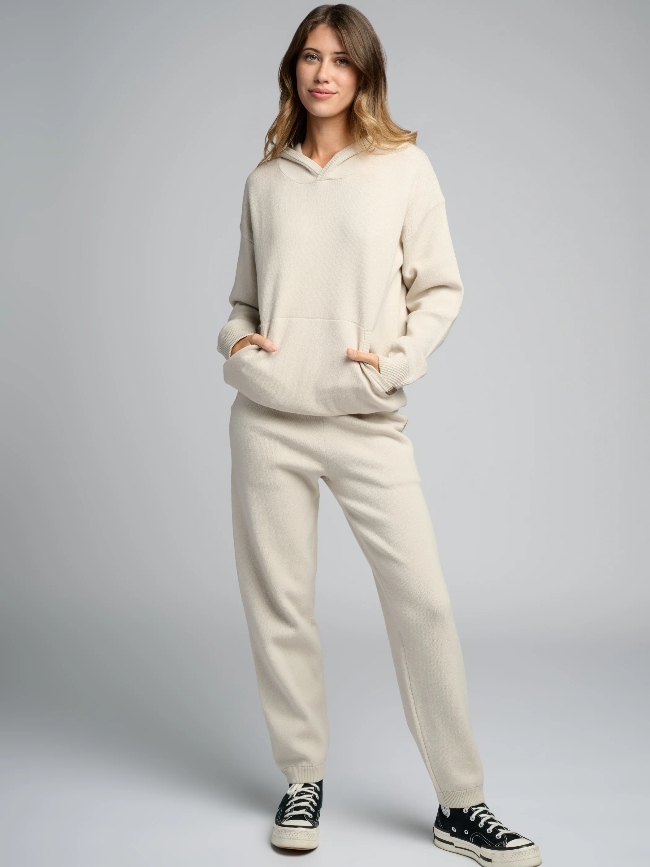 Sweater Knit Hoodie 16 Sweater Knit Hoodie