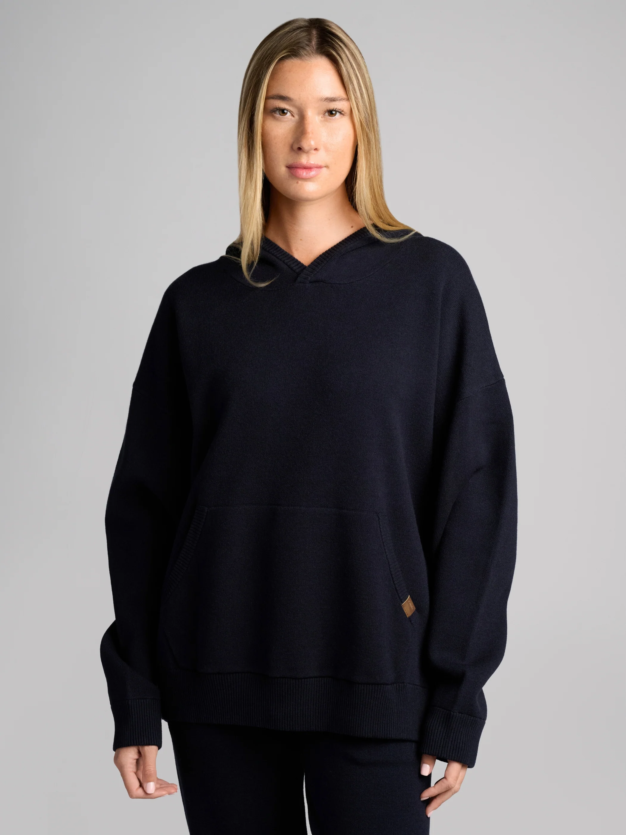 Sweater Knit Hoodie 7 Sweater Knit Hoodie