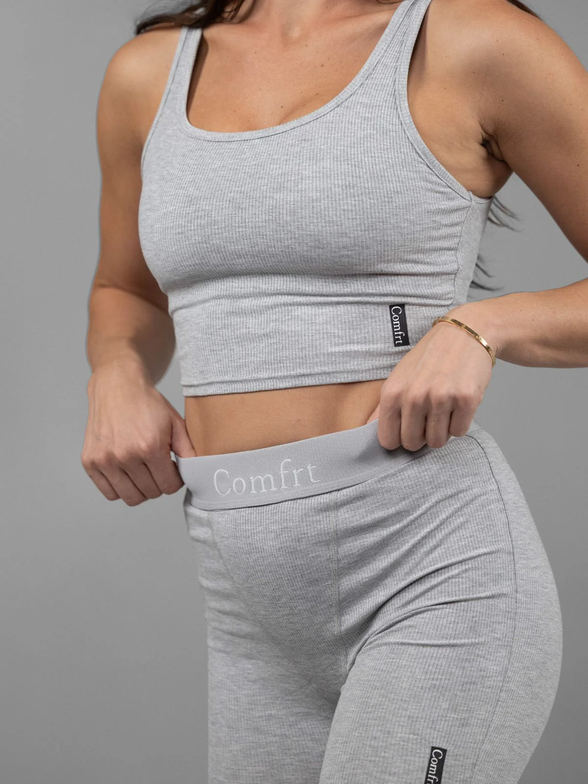 Rib Contour Crop Tank 17 Rib Contour Crop Tank