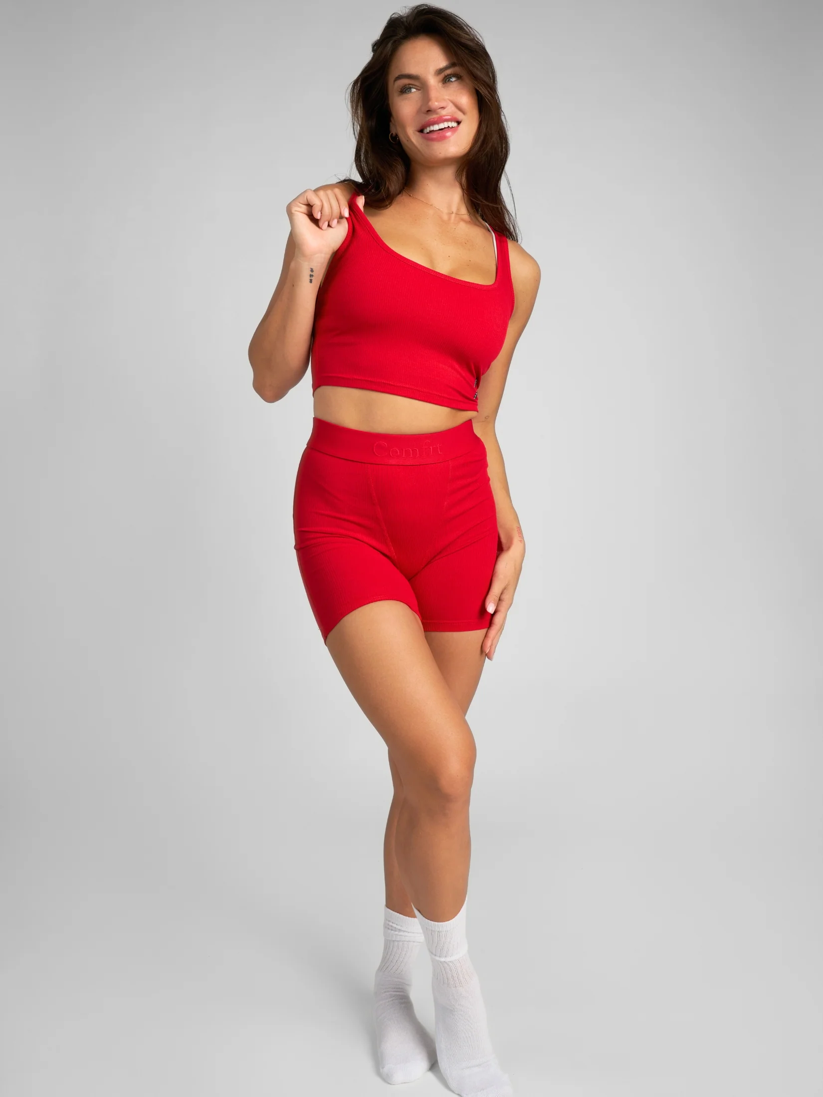 Rib Contour Crop Tank 46 Rib Contour Crop Tank