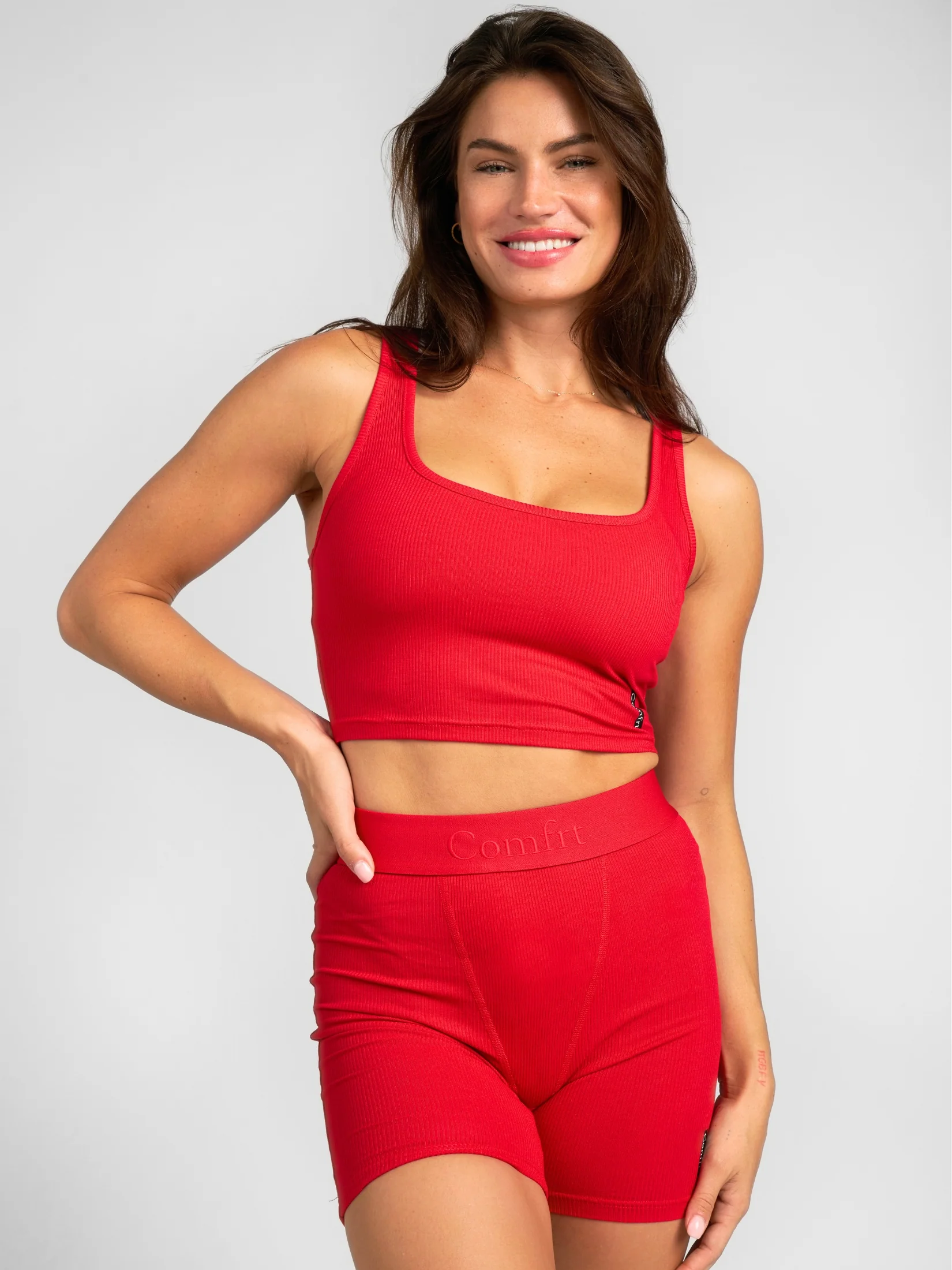 Rib Contour Crop Tank 49 Rib Contour Crop Tank