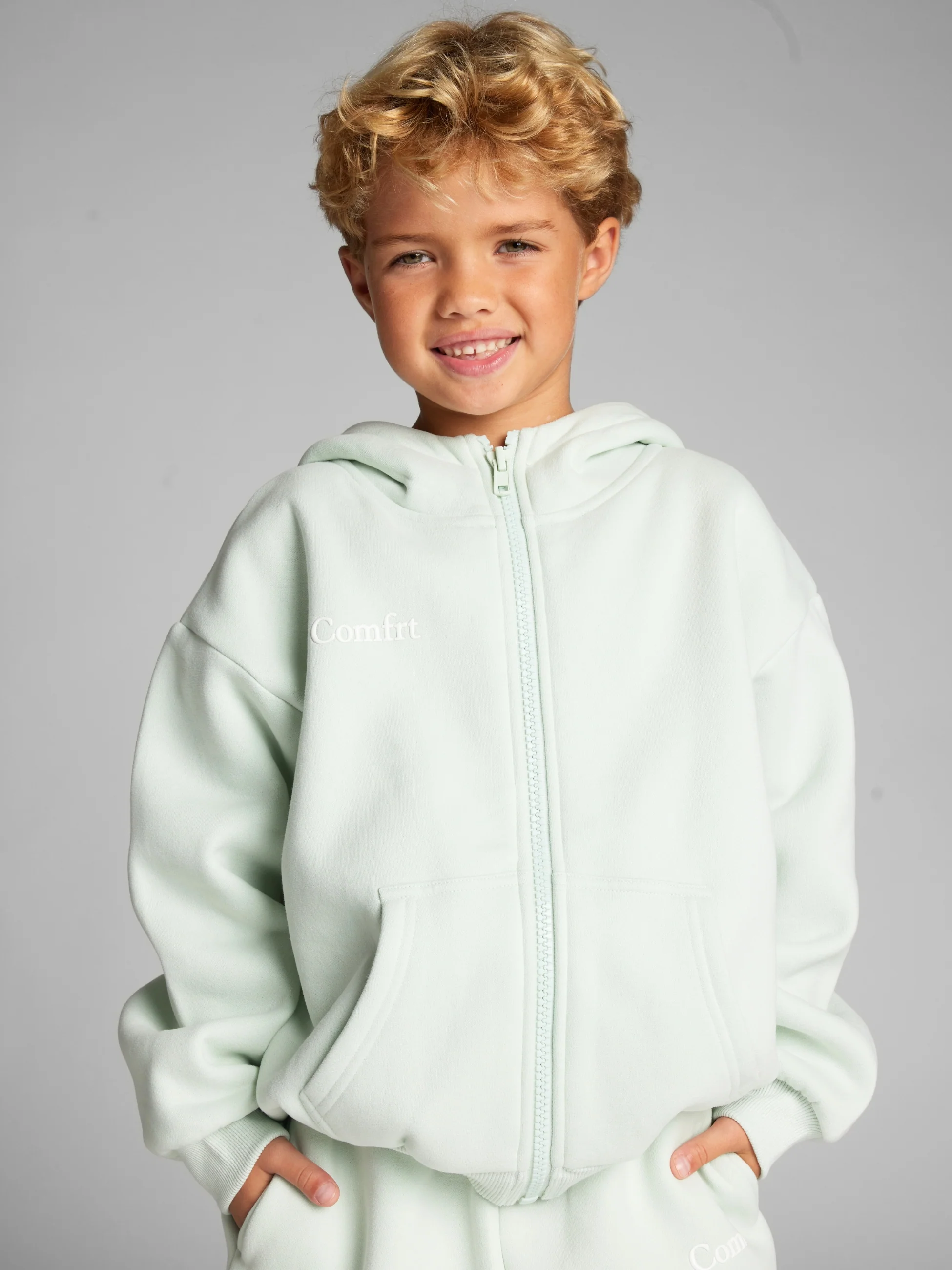 Cloud Zip Kids Hoodie