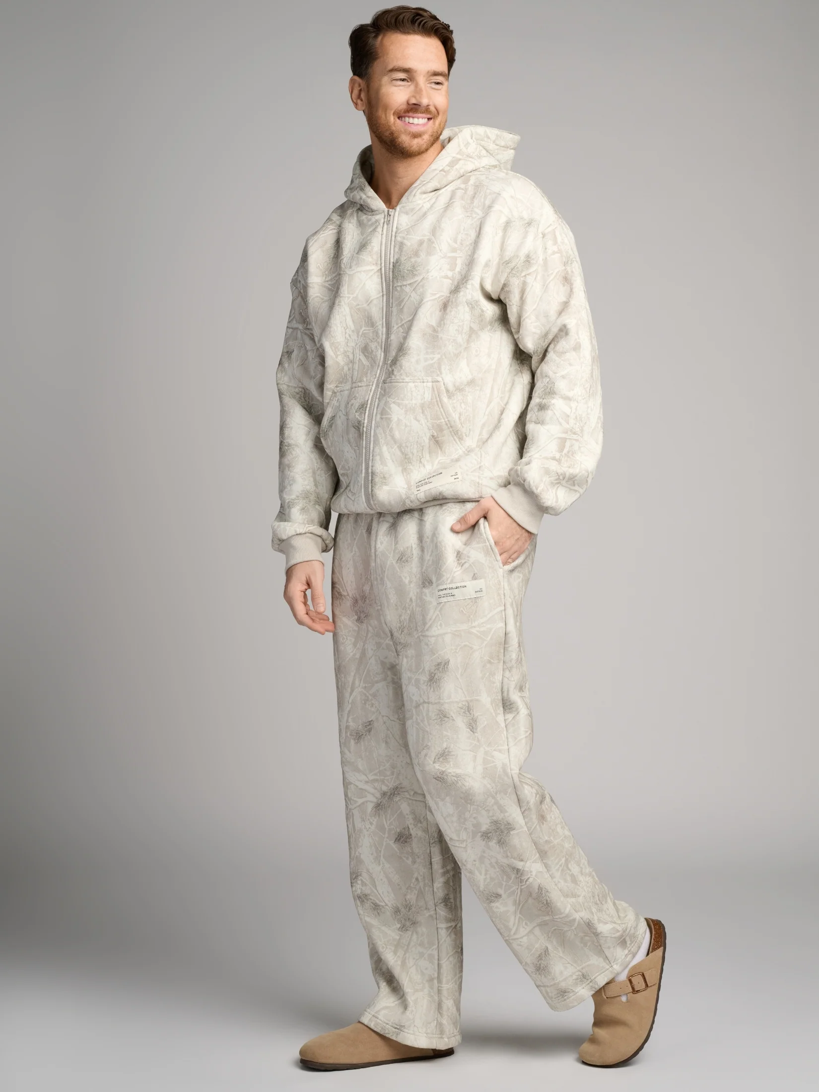 Camo Straight Leg Sweatpants