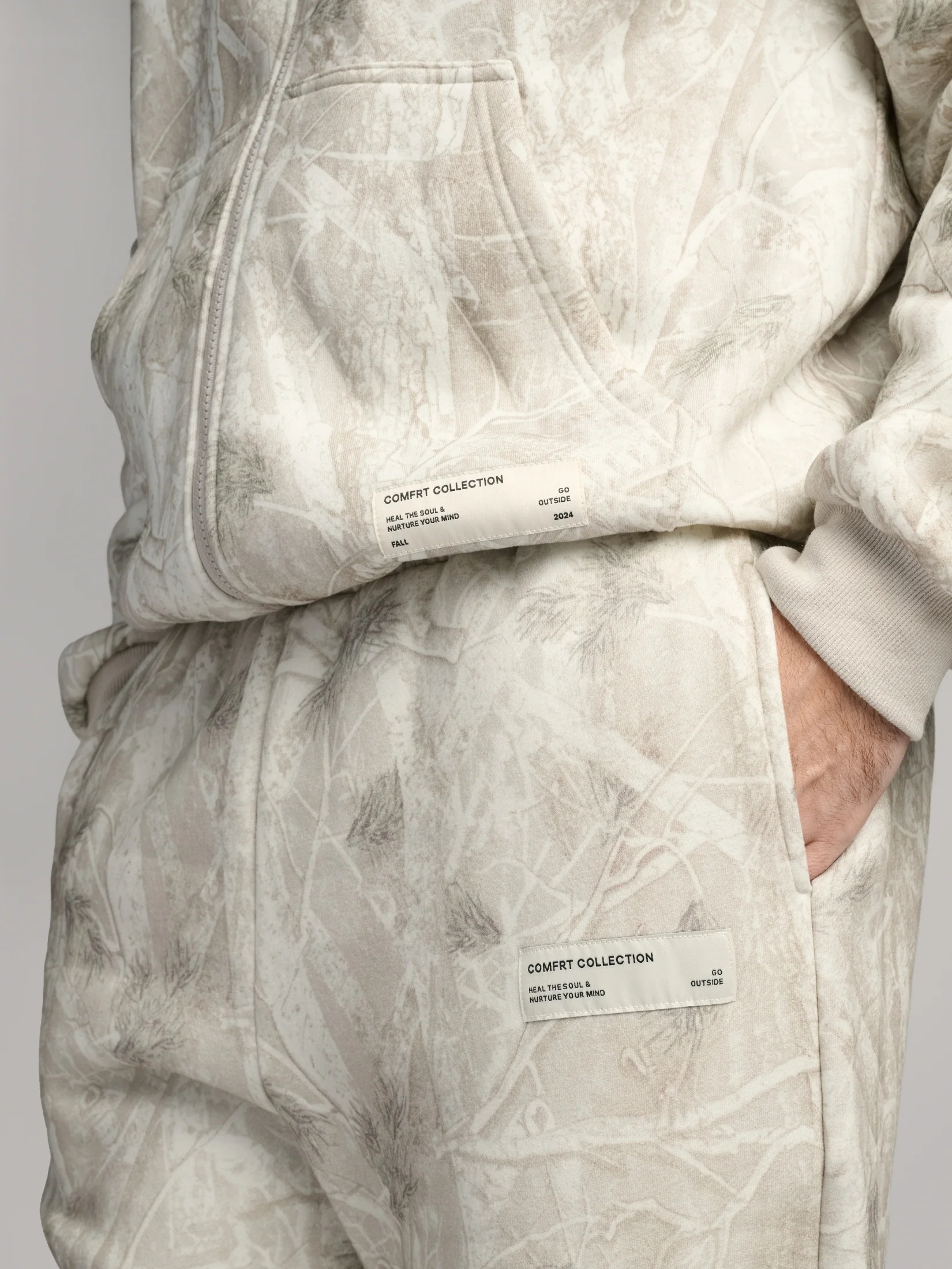 Camo Straight Leg Sweatpants