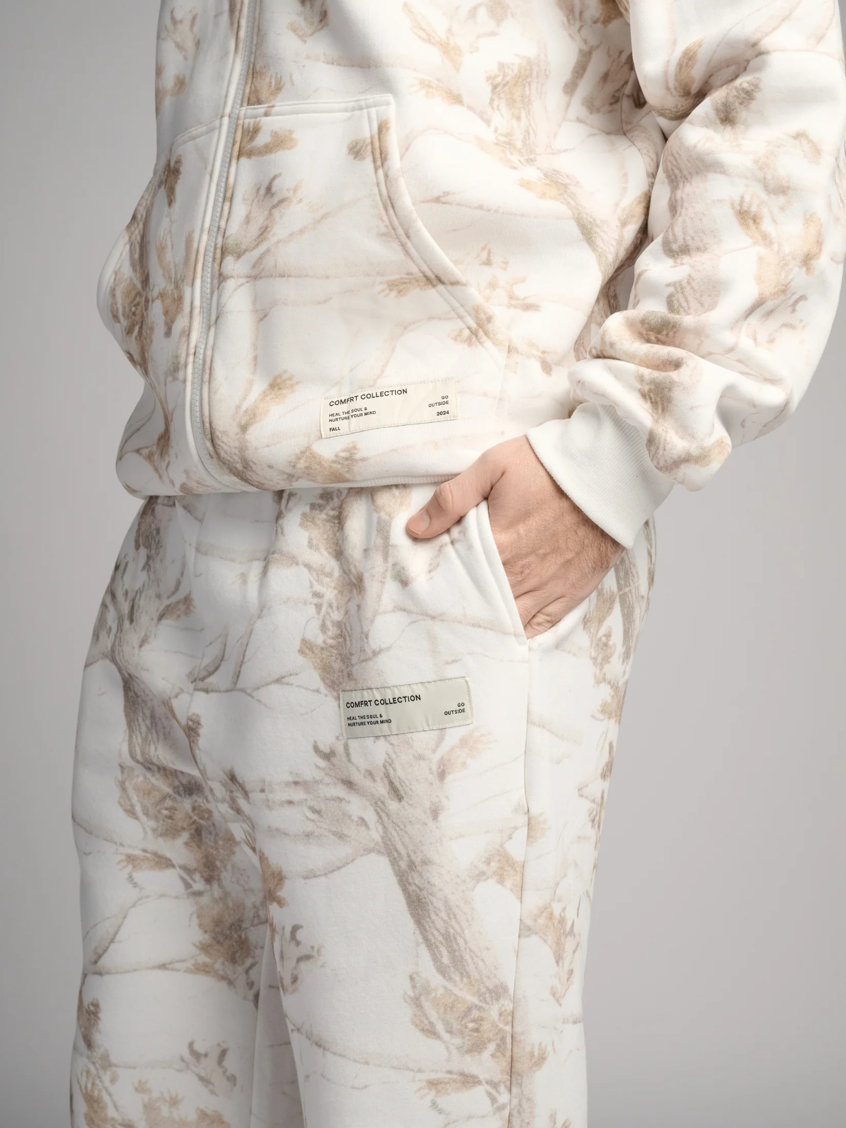 Camo Straight Leg Sweatpants