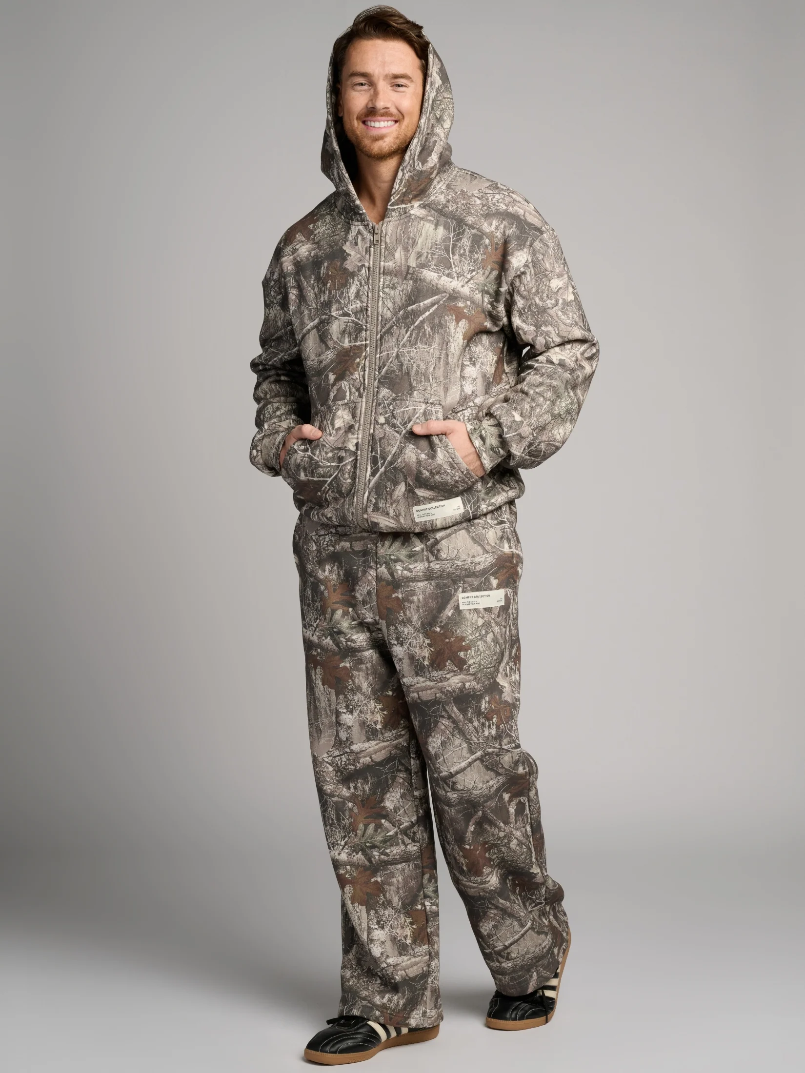 Camo Straight Leg Sweatpants