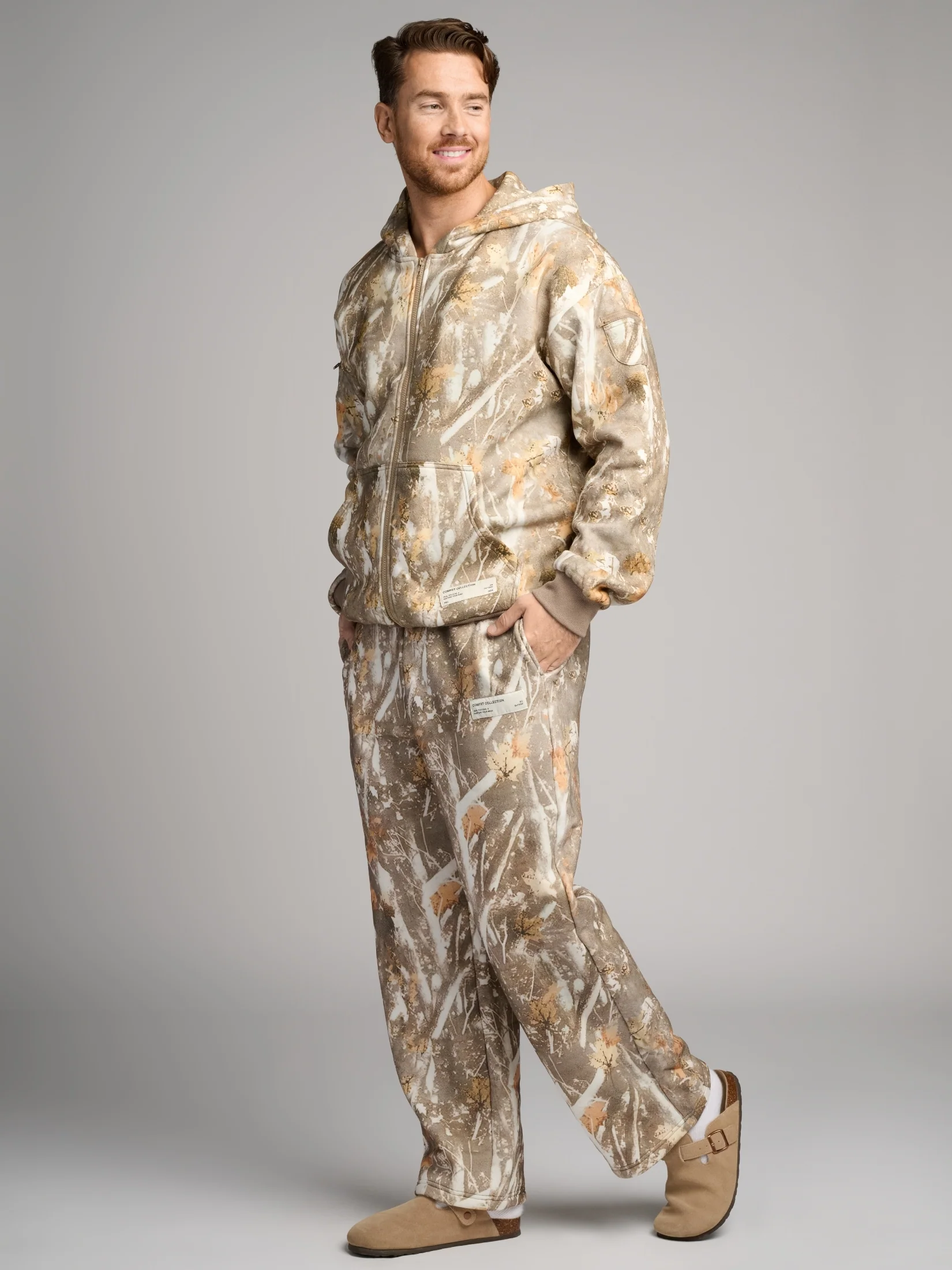 Camo Straight Leg Sweatpants