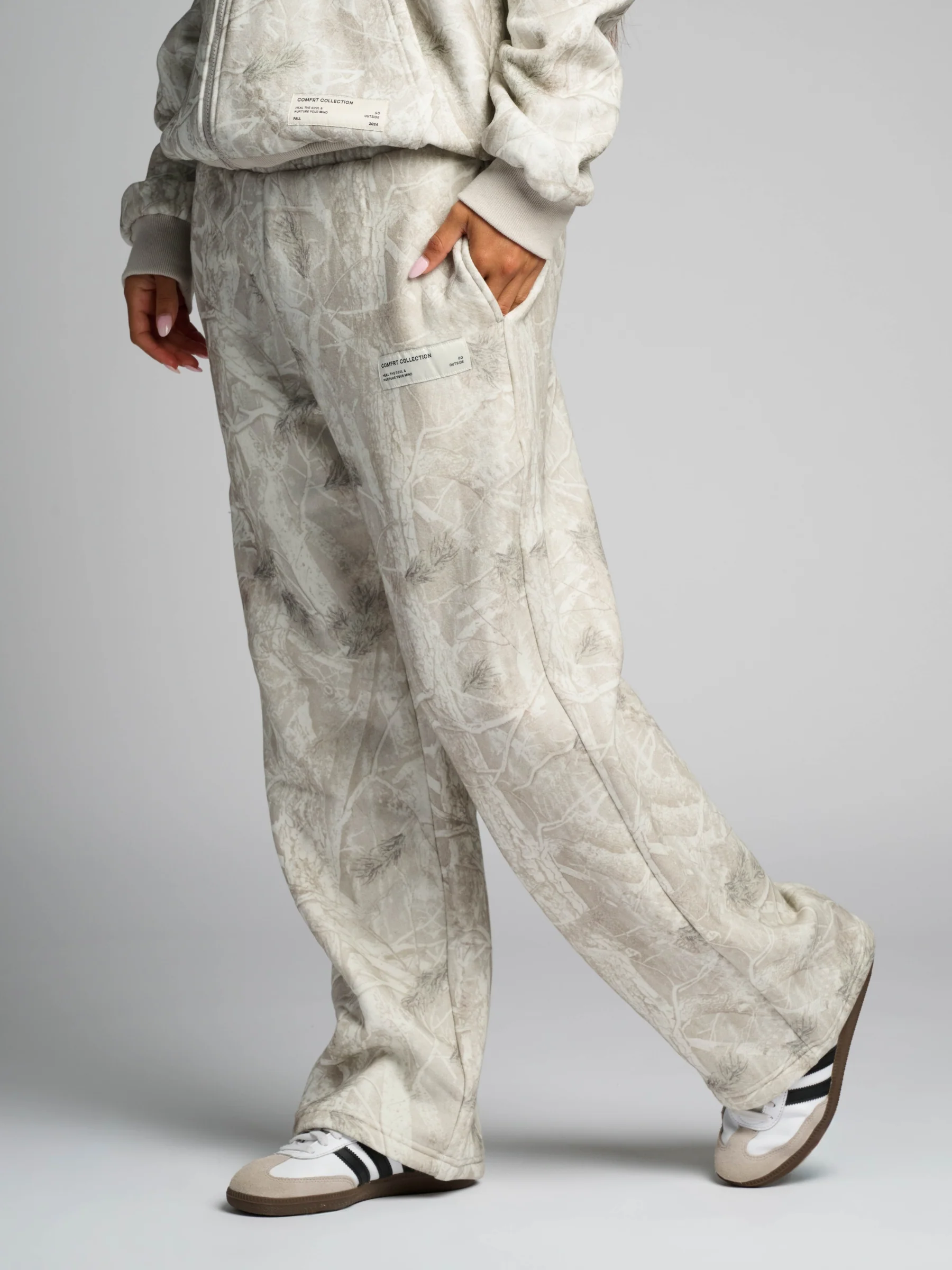 Camo Straight Leg Sweatpants
