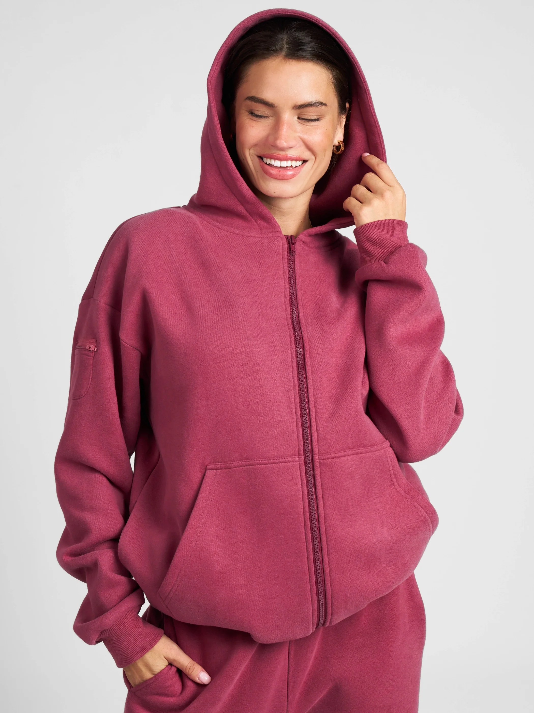 Travel Essentials Zip Hoodie - Pre-Order 21 Travel Essentials Zip Hoodie - Pre-Order